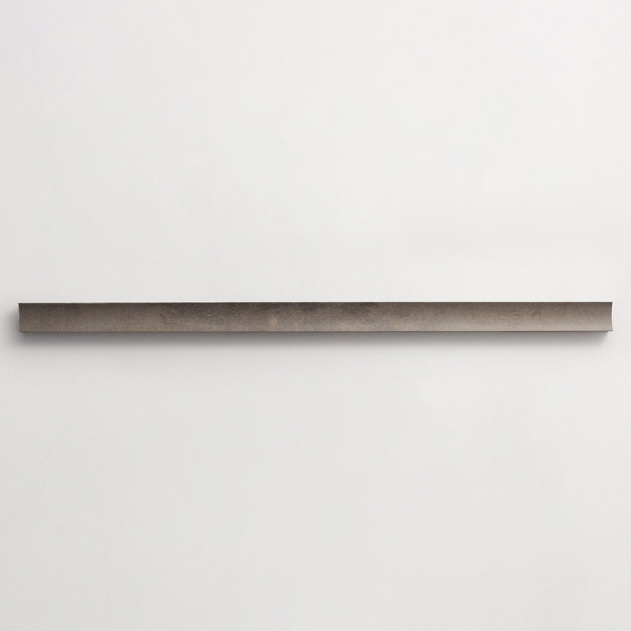 Lapidary fluted tile cashmere grey 23.5 x 1.25.