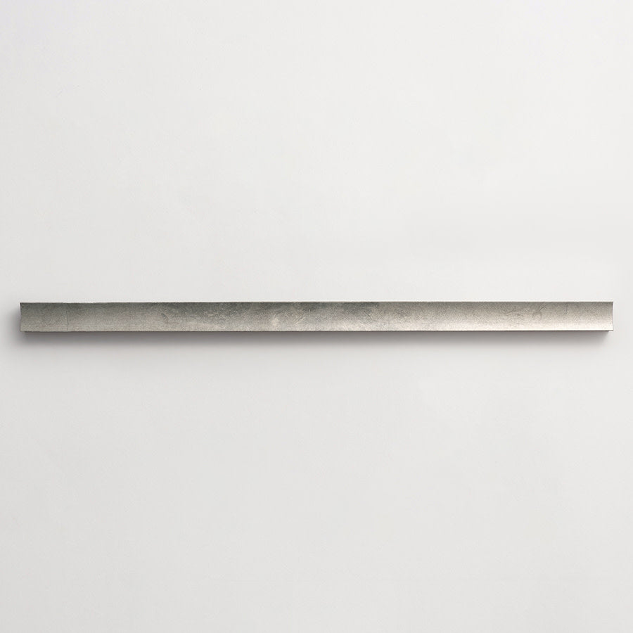 Lapidary fluted tile alpaca grey 23.5 x 1.25.