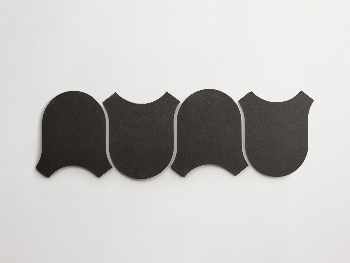 cle tile stone lapidary osvaldo warm black 4up