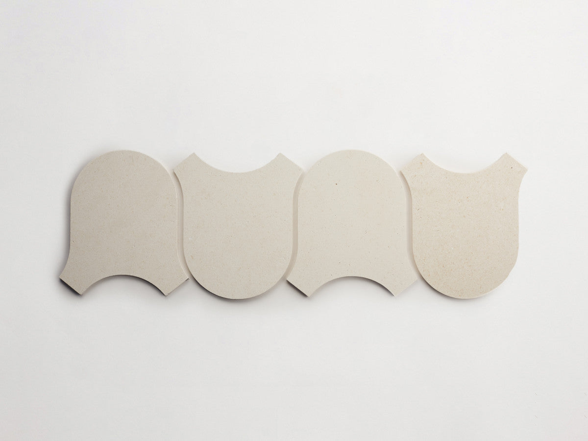 cle tile stone lapidary osvaldo white limestone 4up