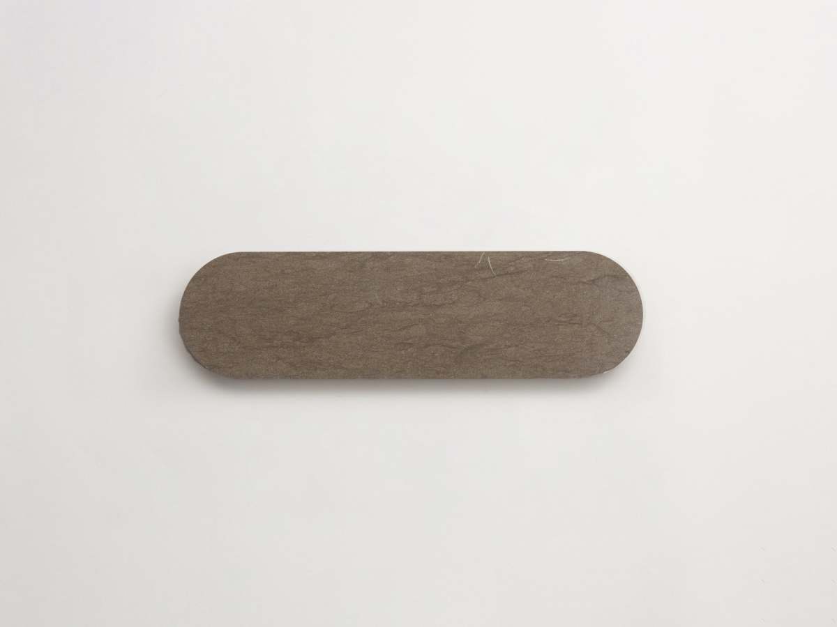Lapidary oval tile cashmere grey 8.5 x 2.375.