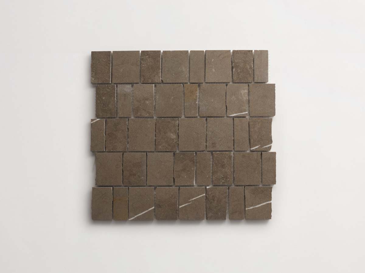 Lapidary mosaic tile sheet cashmere grey 12.25 x 11.125.