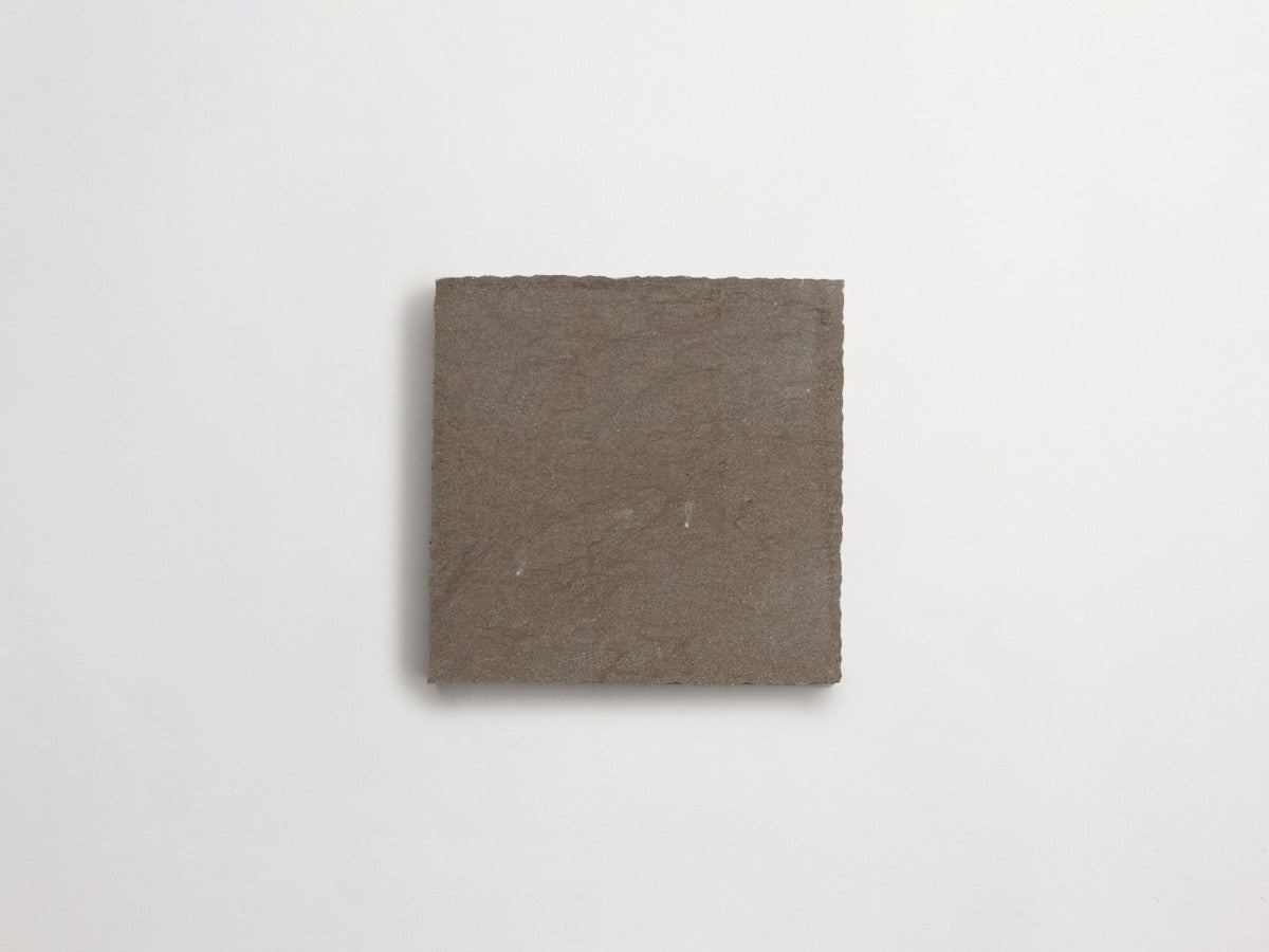 Lapidary stone tile 4 in. square Cashmere Grey Honed.