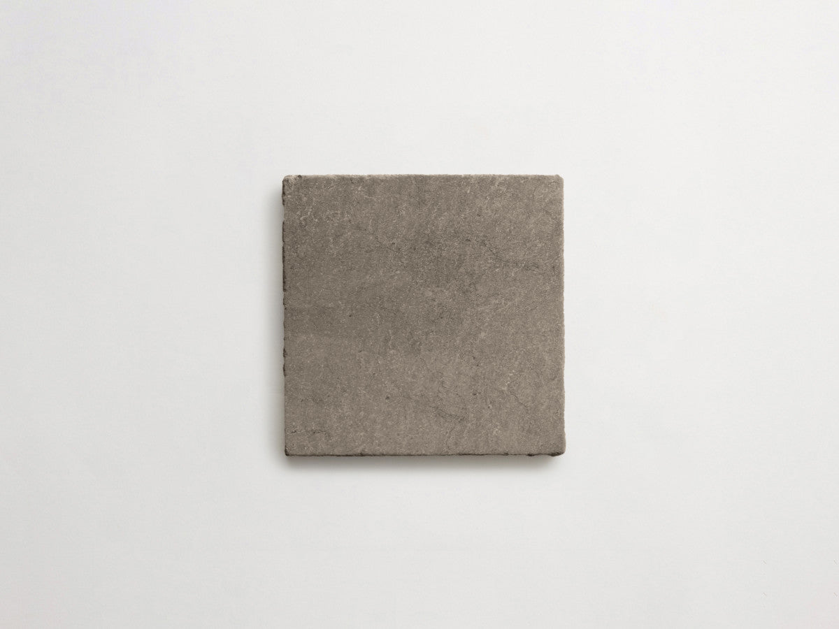 Lapidary stone tile 6 in. square Cashmere Grey Tumbled.