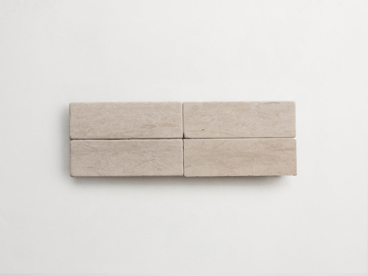 Lapidary stone tile 6 x 2 Alpaca Grey Tumbled.