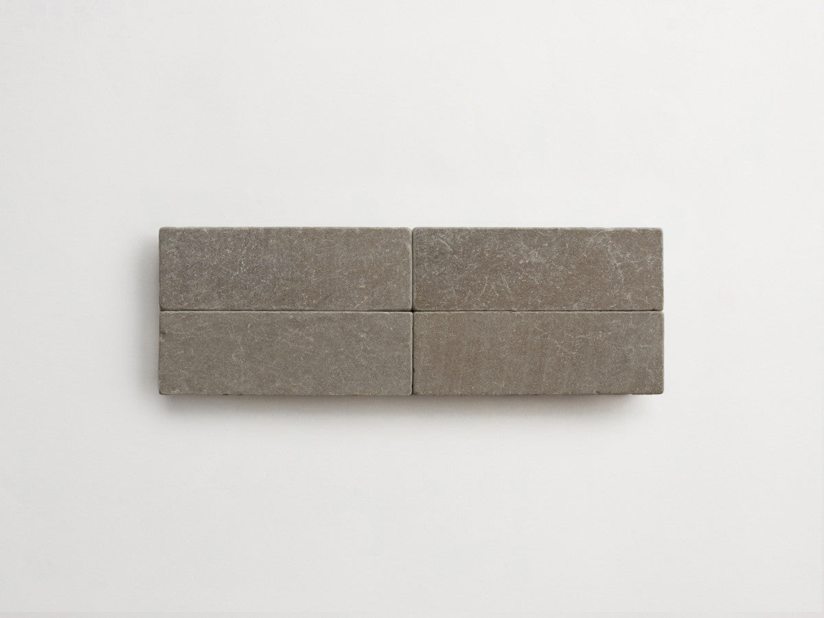 Lapidary stone tile 6 x 2 Cashmere Grey Tumbled.