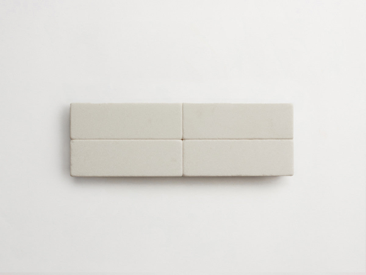 Lapidary stone tile 6 x 2 Thassos White Tumbled.