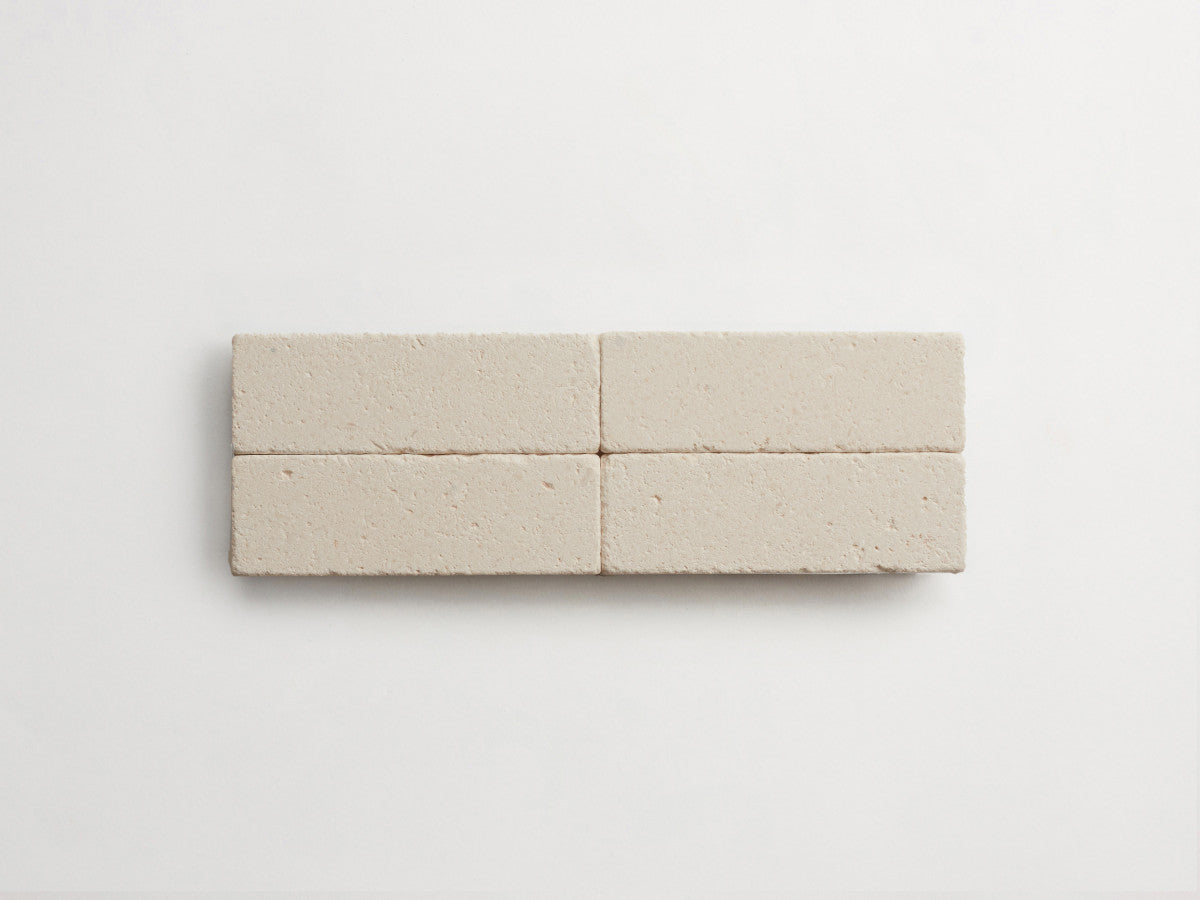 Lapidary stone tile 6 x 2 White Limestone White Tumbled.