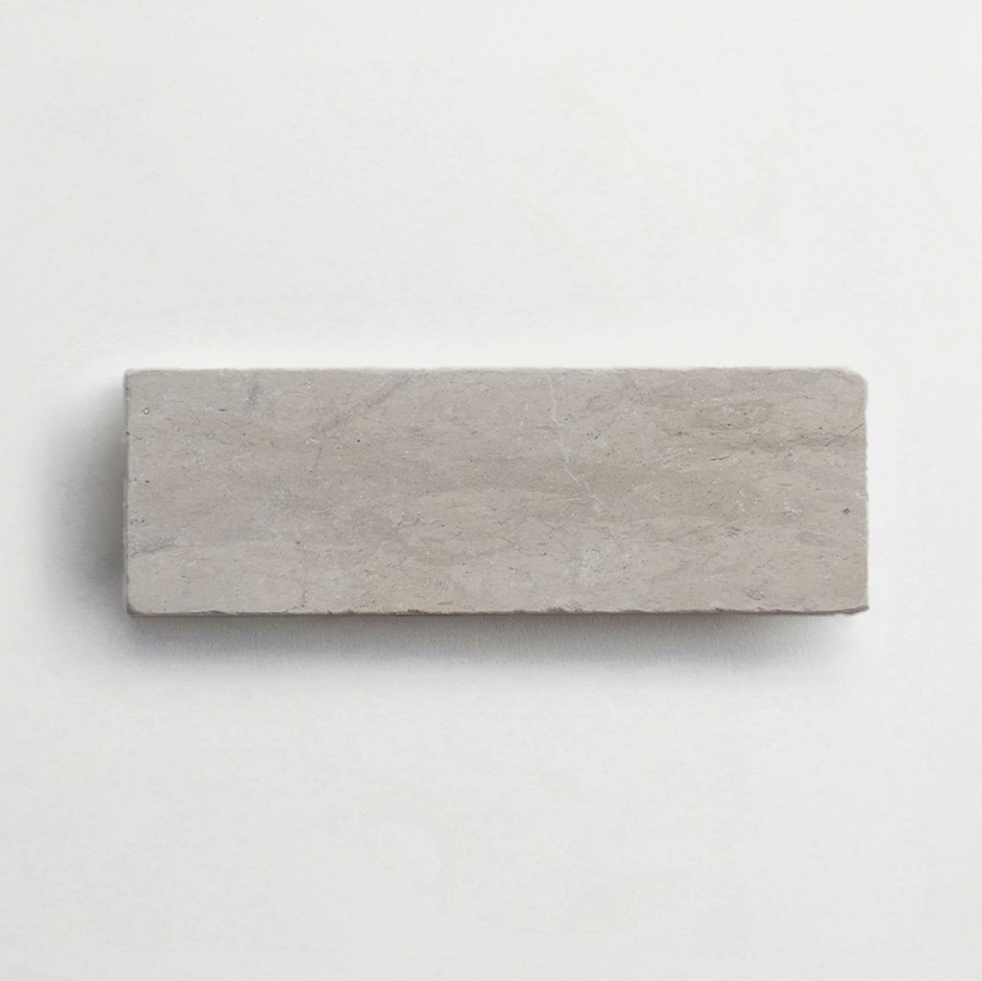 Lapidary stone tile 6 x 2 Alpaca Grey Tumbled.