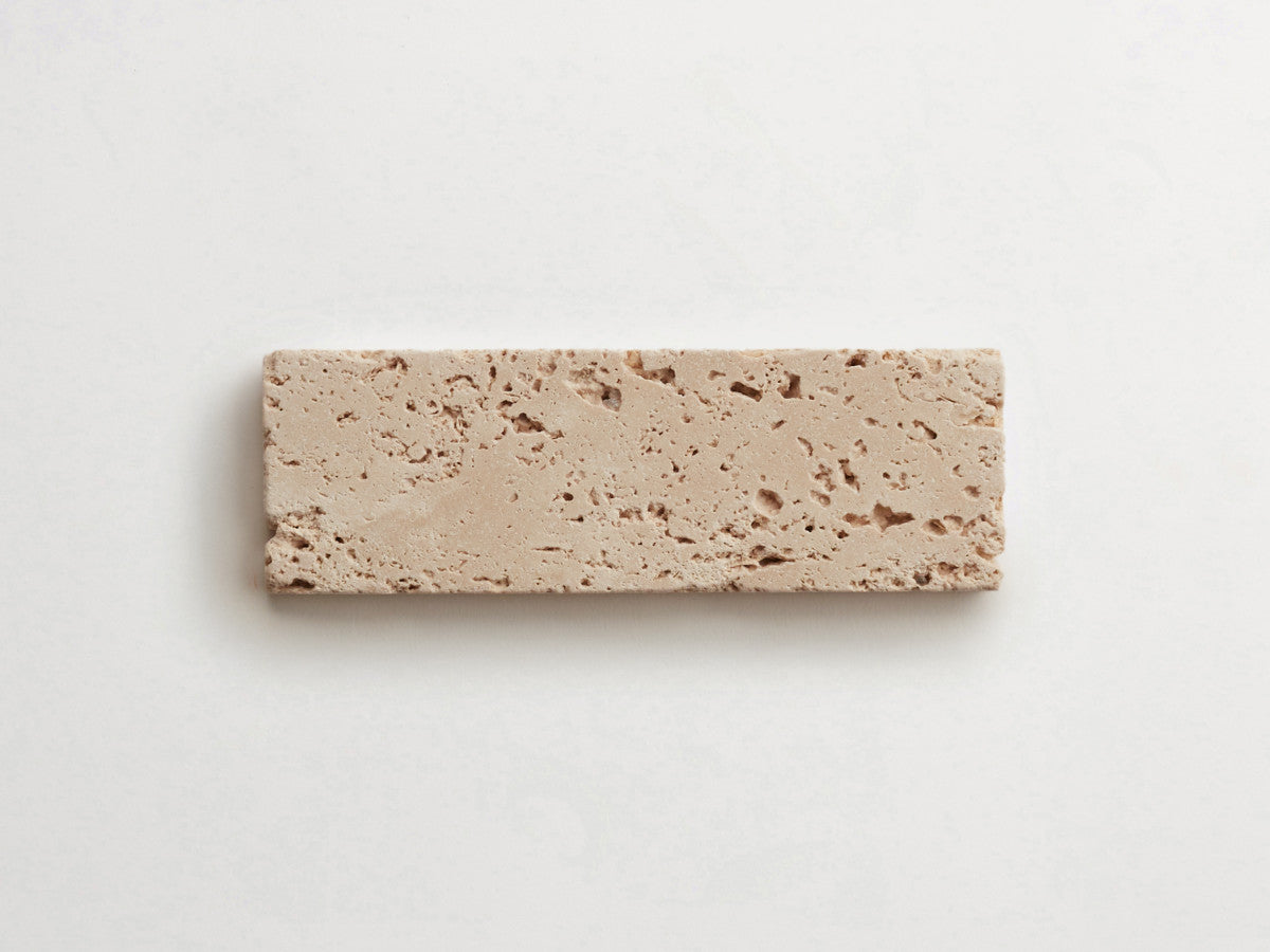 Lapidary stone tile 6 x 2 Beige Tumbled.