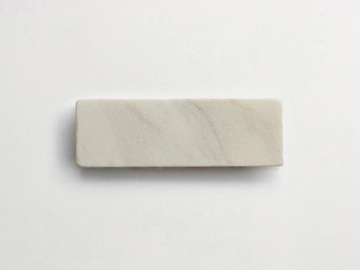 Lapidary stone tile 6 x 2 Pink/Grey Tumbled.