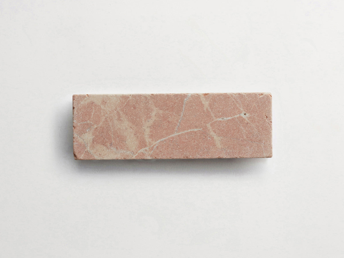 Lapidary stone tile 6 x 2 Rojo Alicante Red Tumbled.