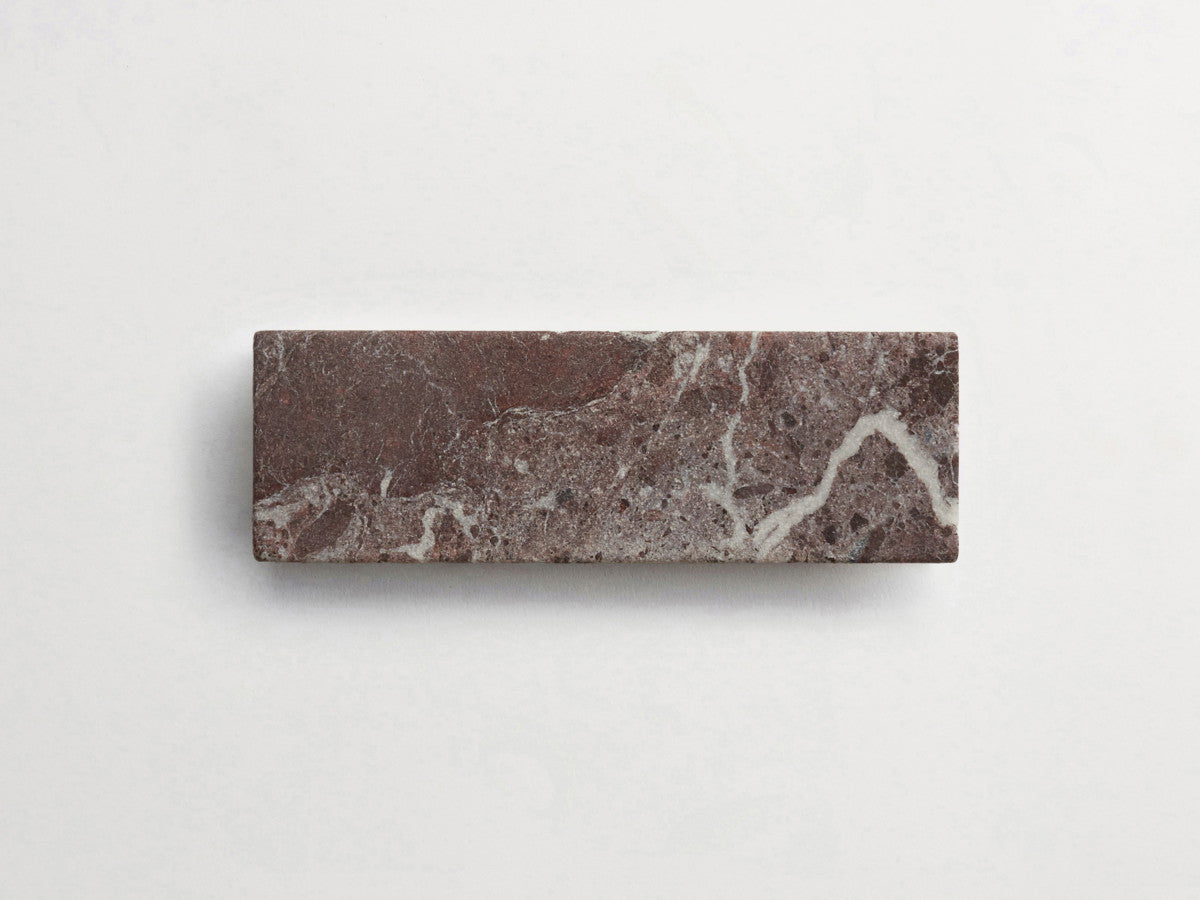Lapidary stone tile 6 x 2 Red Tumbled.