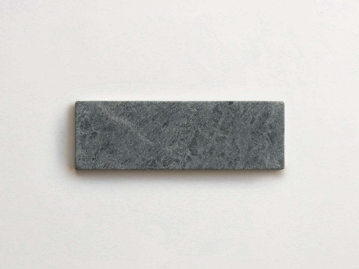 Lapidary stone tile 6 x 2 Marble Green Tumbled.