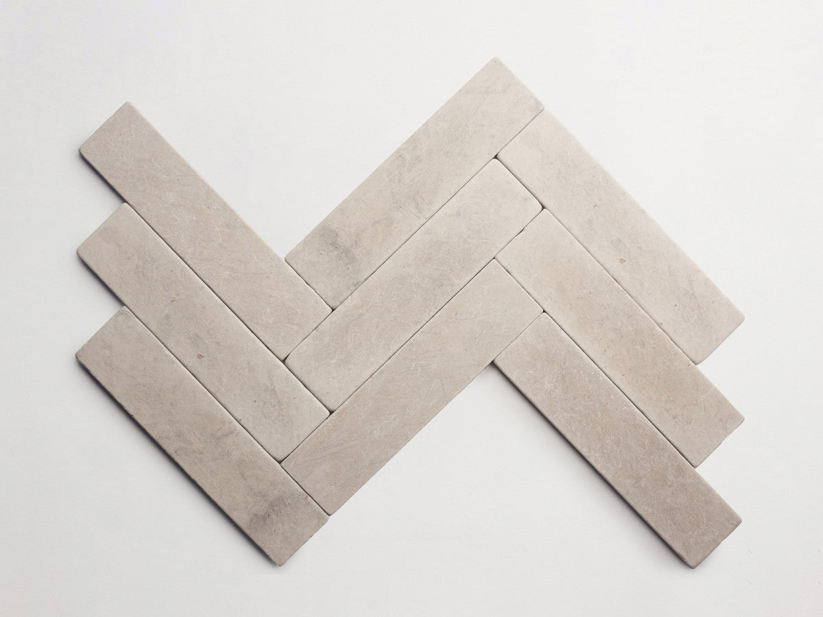 Lapidary stone tile 12 x 3 Alpaca Grey Tumbled.