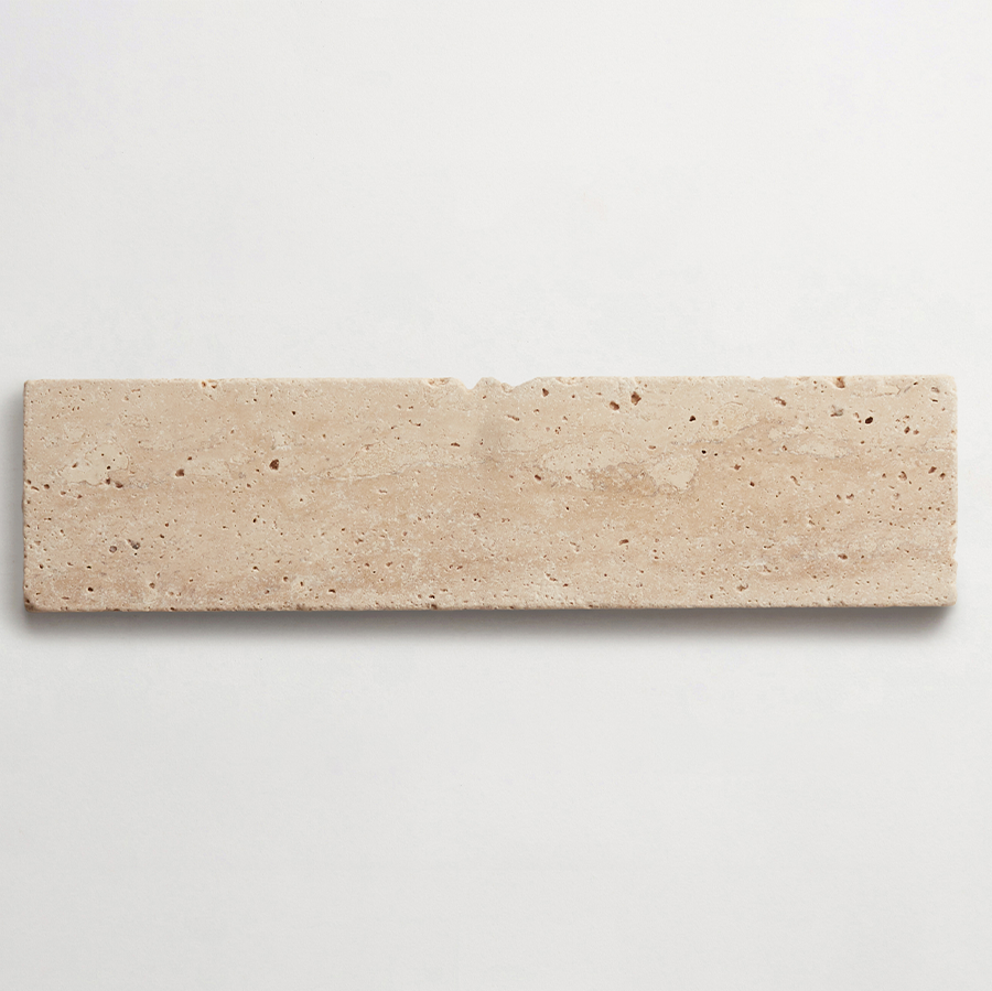 Lapidary stone tile 12 x 3 Beige Tumbled.