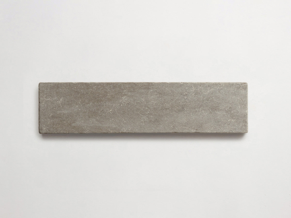 Lapidary stone tile 12 x 3 Cashmere Grey Tumbled.