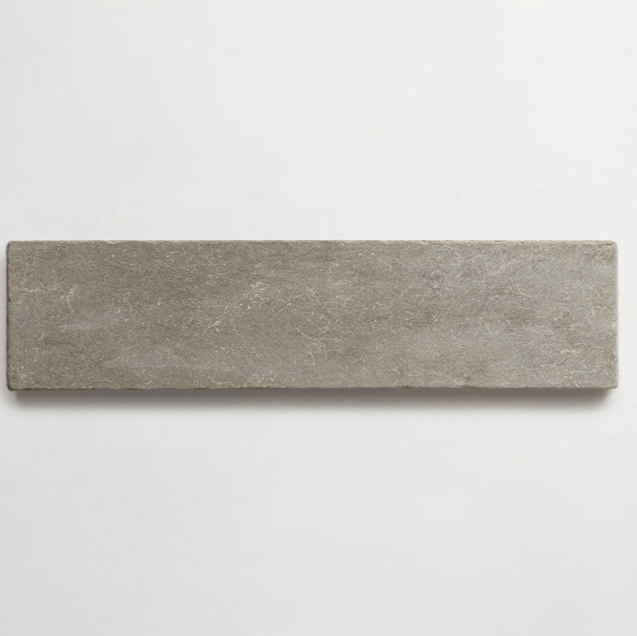 Lapidary stone tile 12 x 3 Cashmere Grey Tumbled.