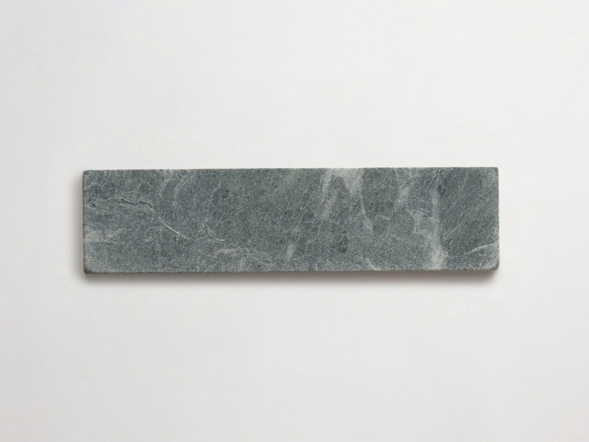 Lapidary stone tile 12 x 3 Marble Green Tumbled.