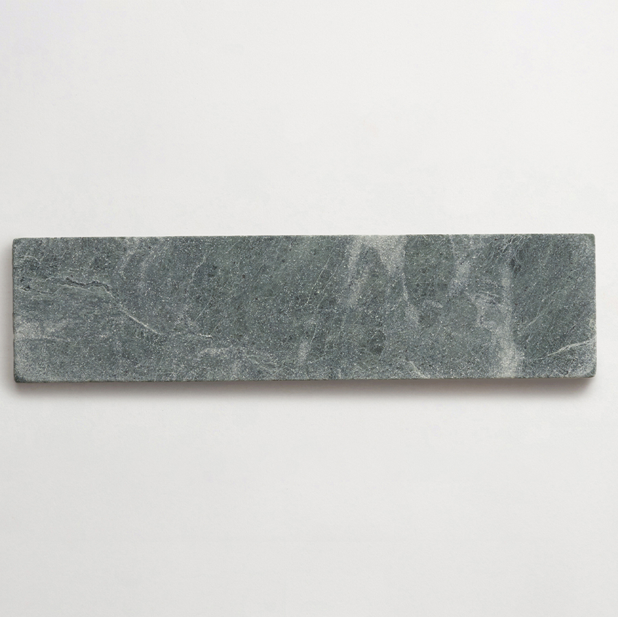 Lapidary stone tile 12 x 3 Marble Green Tumbled.