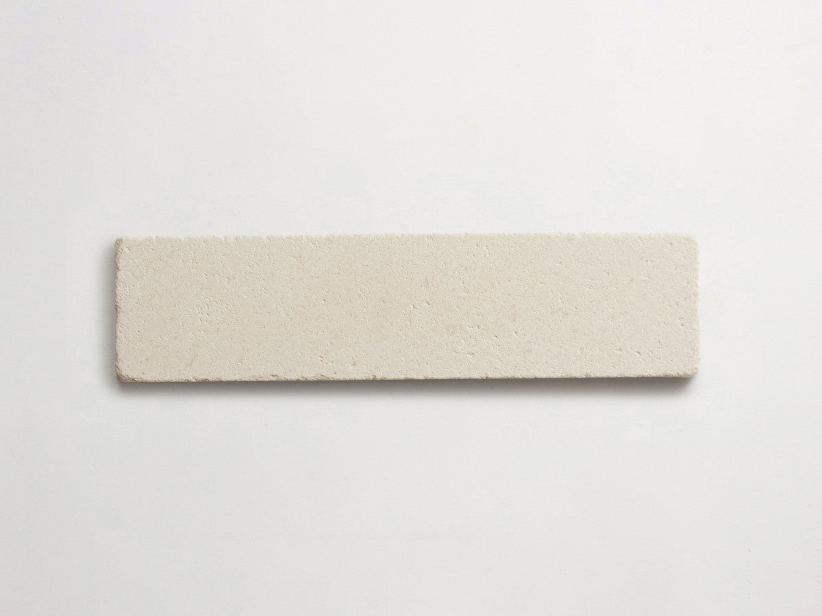 Lapidary stone tile 12 x 3 White Limestone White Tumbled.