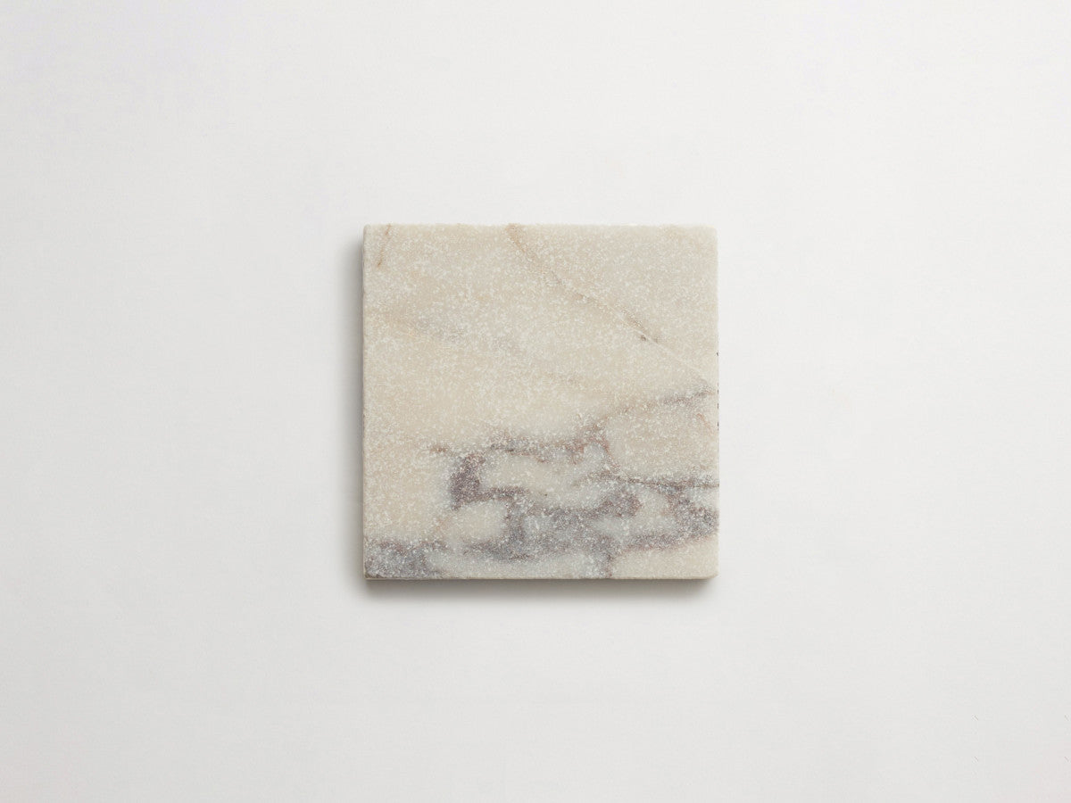 Lapidary stone tile 6 in. square White Tumbled.