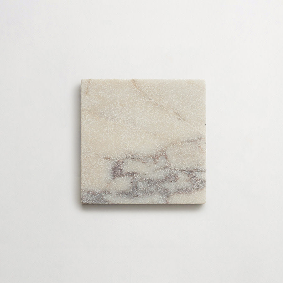 Lapidary stone tile 6 in. square White Tumbled.