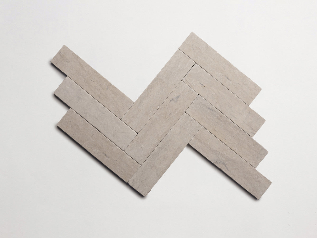 Lapidary stone tile 8 x 2 Alpaca Grey Tumbled.
