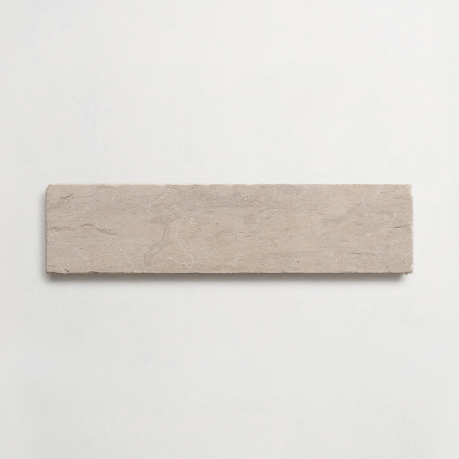 Lapidary stone tile 8 x 2 Alpaca Grey Tumbled.