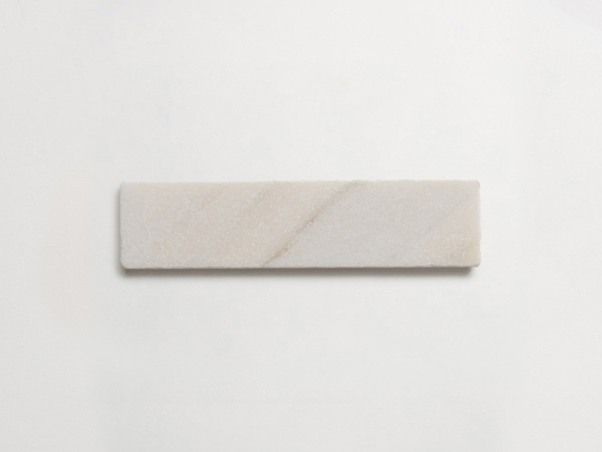 Lapidary stone tile 8 x 2 Pink/Grey Tumbled.
