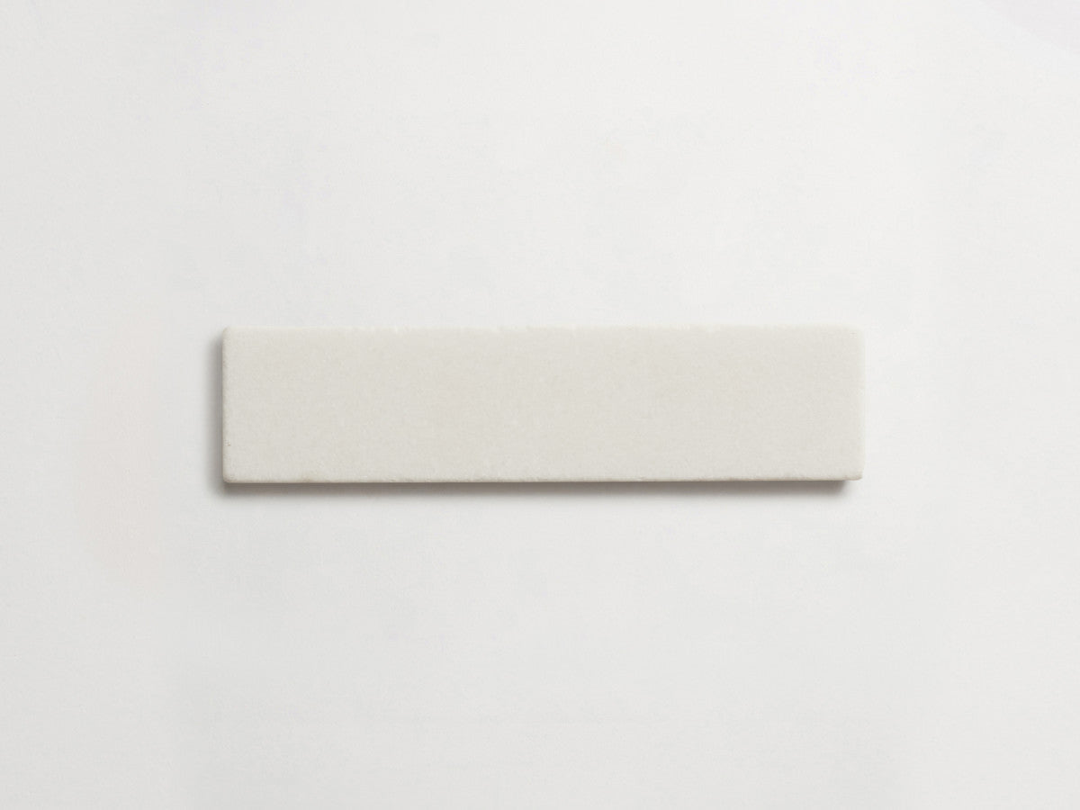 Lapidary stone tile 8 x 2 Thassos White Tumbled.