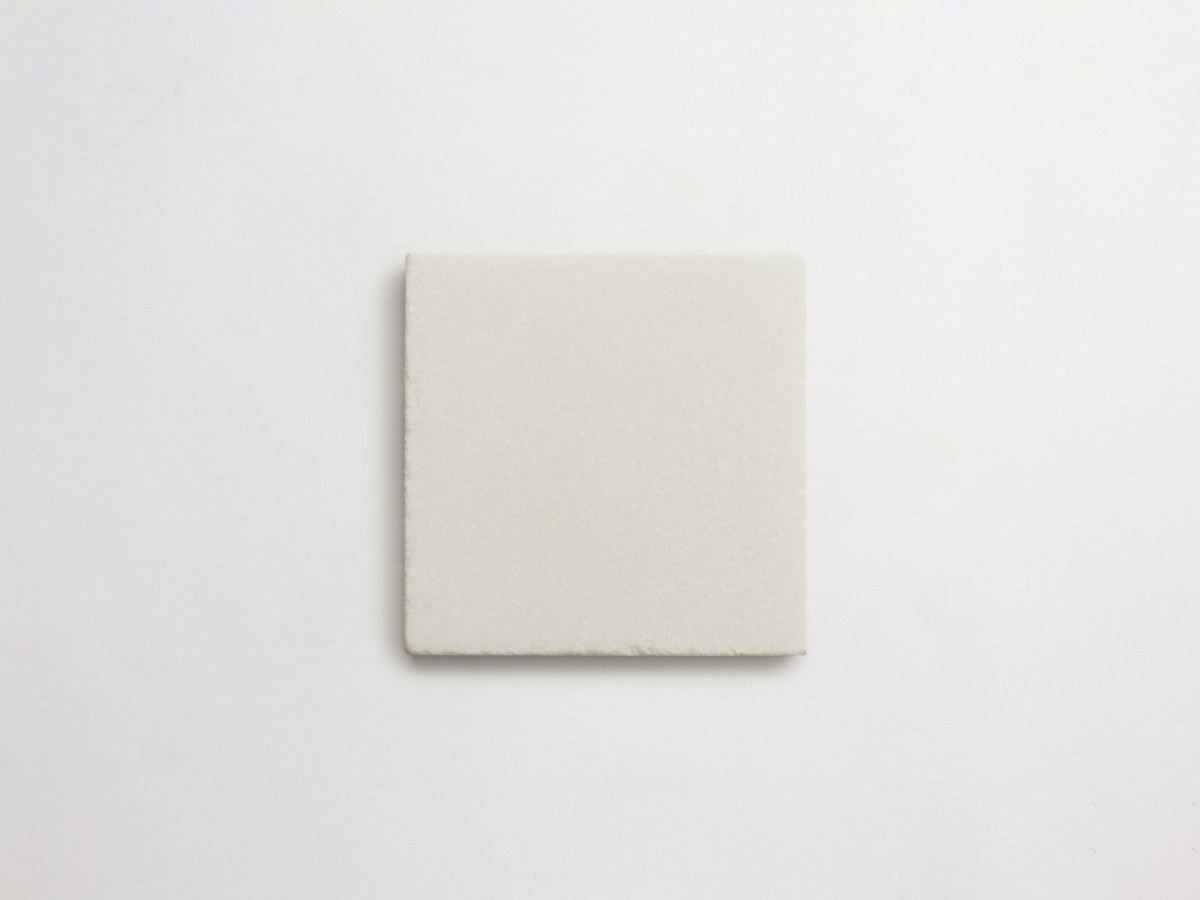 Lapidary stone tile 6 in. square Thassos White Tumbled.