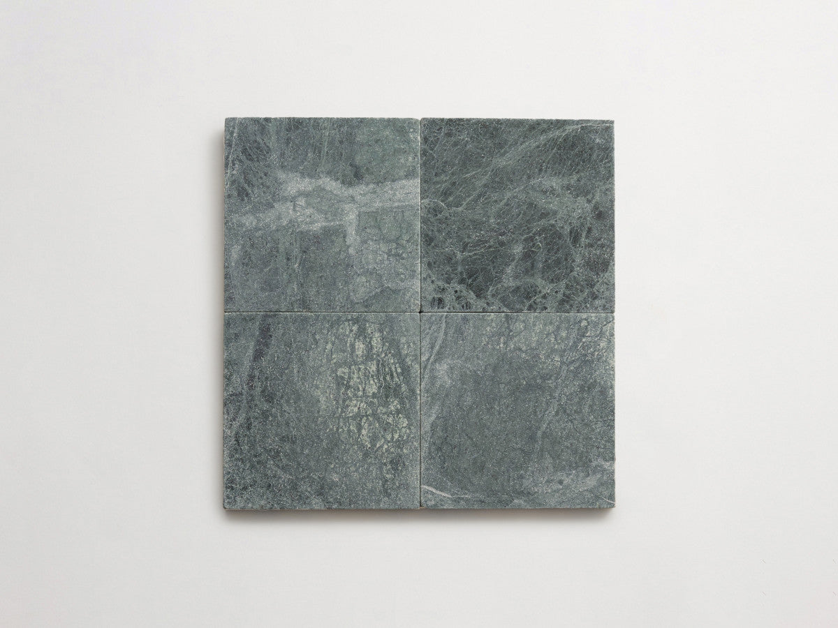Stone tile 6 in. square Marble Green Tumbled.