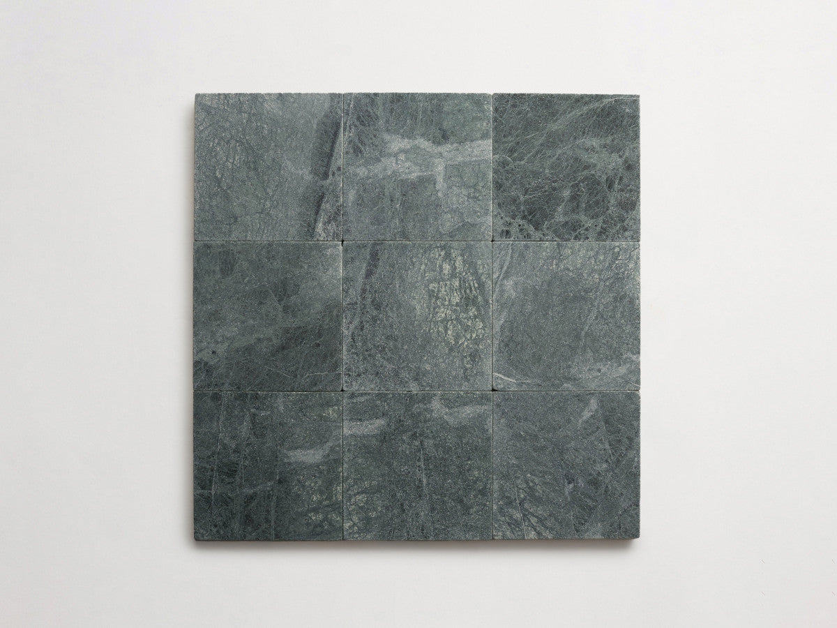 Stone tile 6 in. square Marble Green Tumbled.