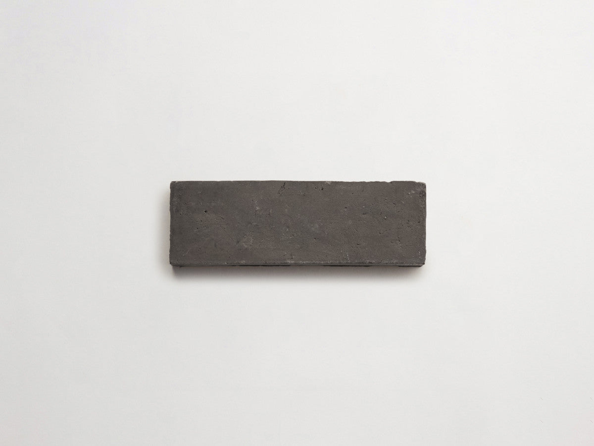 Terracotta Tile 6" Rectangle Unfinished Black Tile.