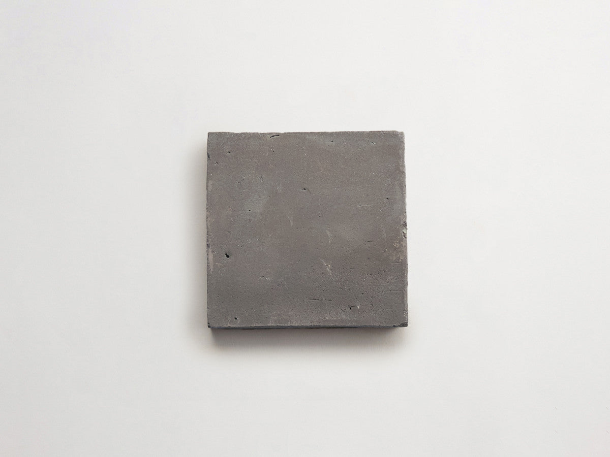Terracotta Tile 4" Square Unfinished Grey Tile.