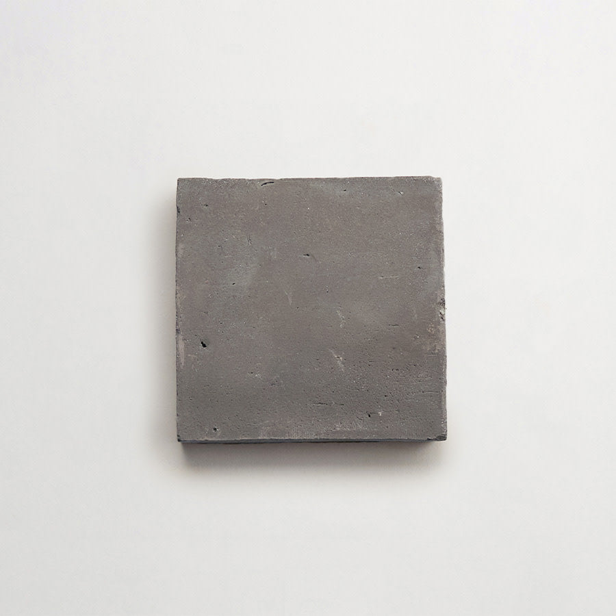 Terracotta Tile 4" Square Unfinished Grey Tile.