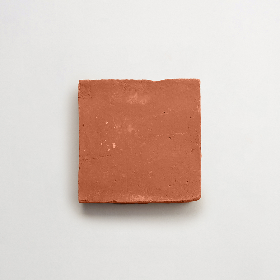 Terracotta Tile 4" Square Unfinished Red Tile.