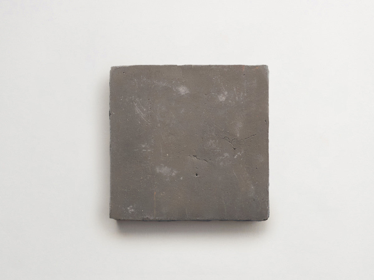 Terracotta Tile 6" Square Unfinished Grey Tile.