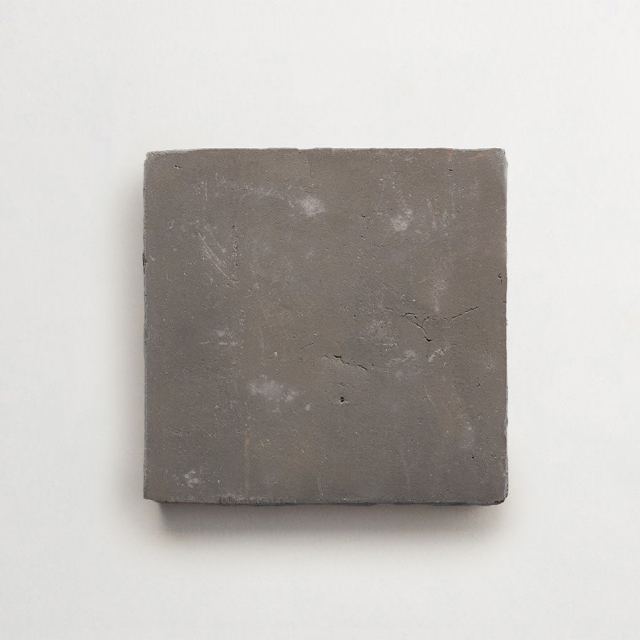 Terracotta Tile 6" Square Unfinished Grey Tile.