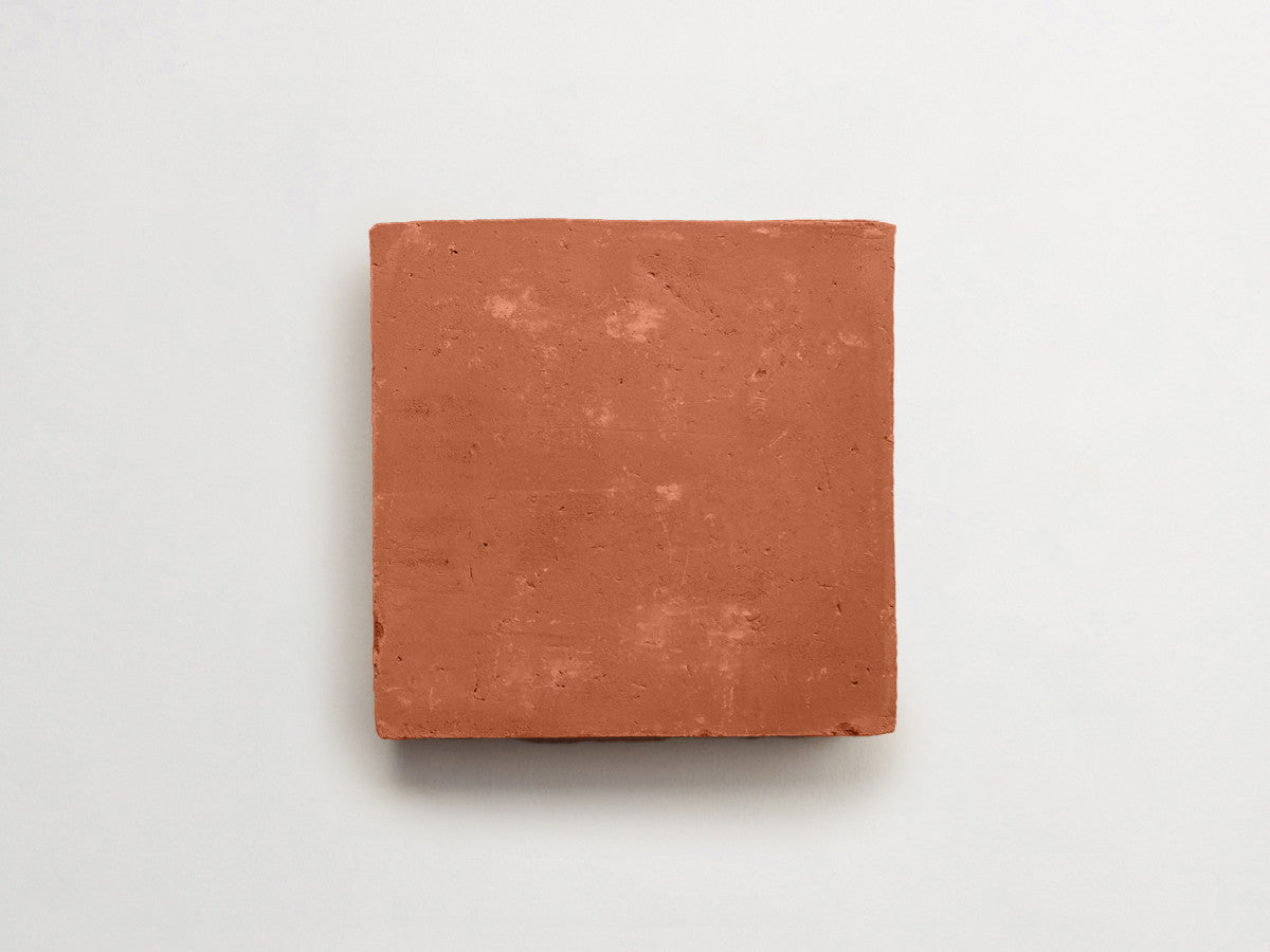 Terracotta Tile 6" Square Unfinished Red Tile.