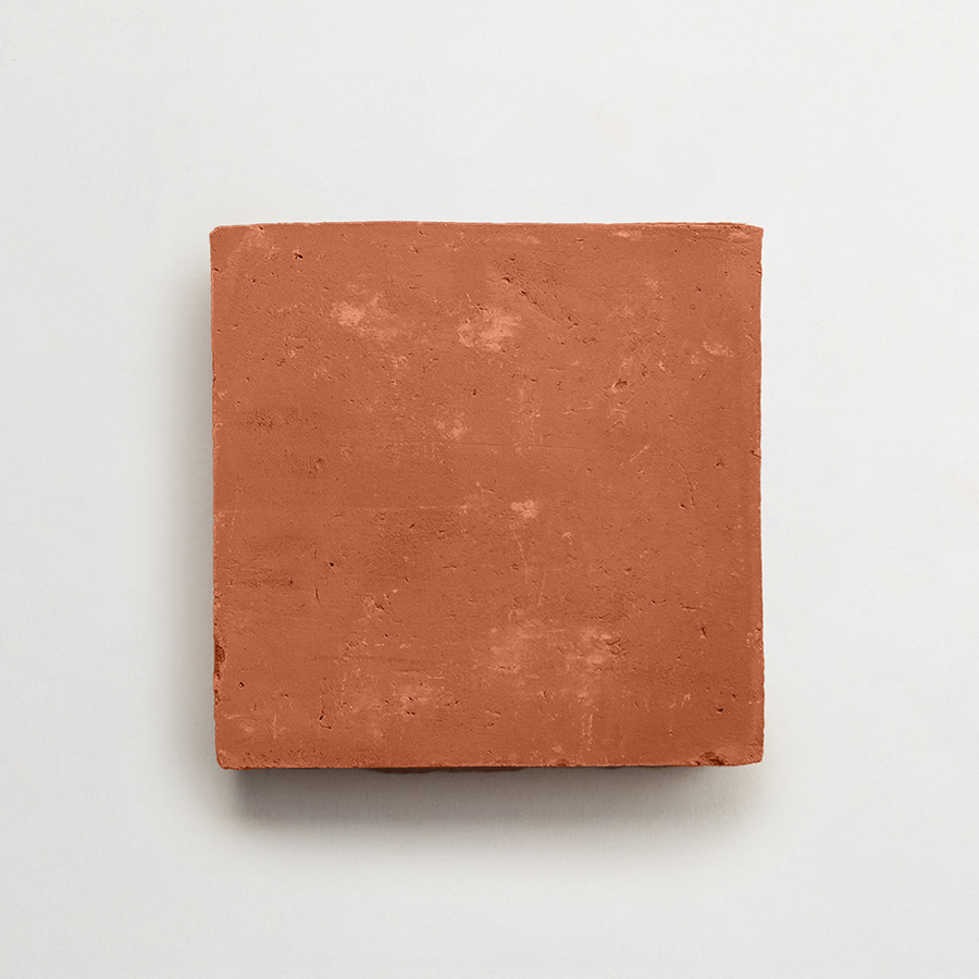 Terracotta Tile 6" Square Unfinished Red Tile.