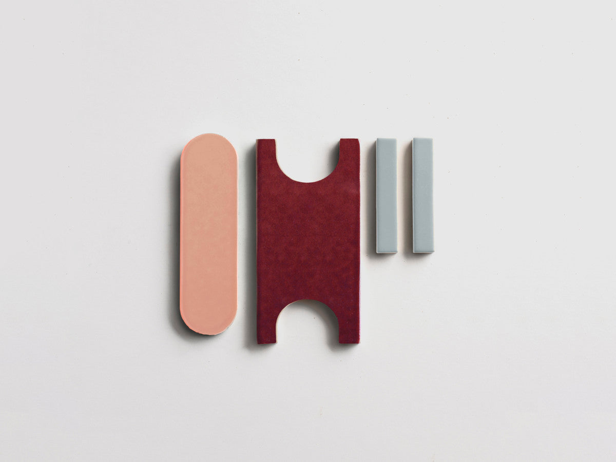 Ceramic tivoli bundle red fornace brioni tile.