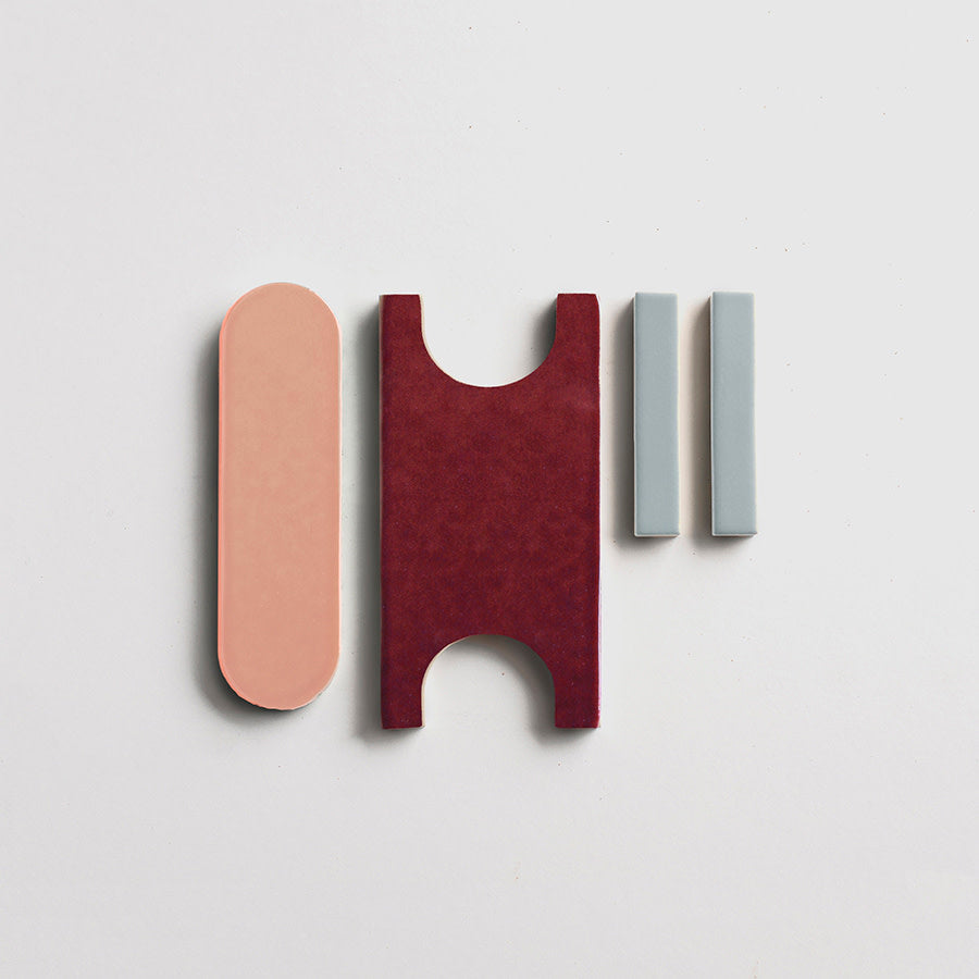 Ceramic tivoli bundle red fornace brioni tile.