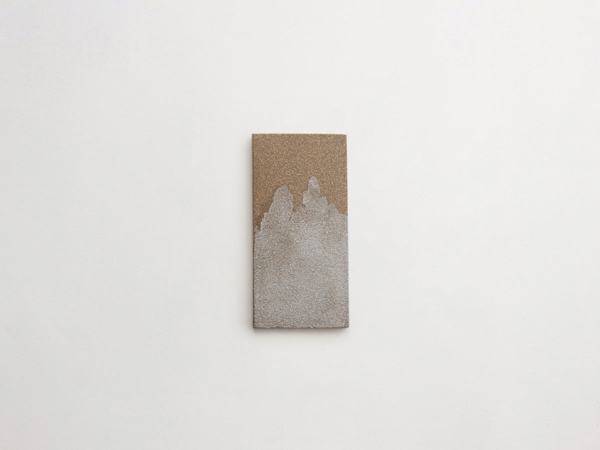 Ceramic Shibori Tile Grey 8x4 Grey Peaks tile.