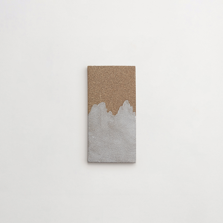 Ceramic Shibori Tile Grey 8x4 Grey Peaks tile.