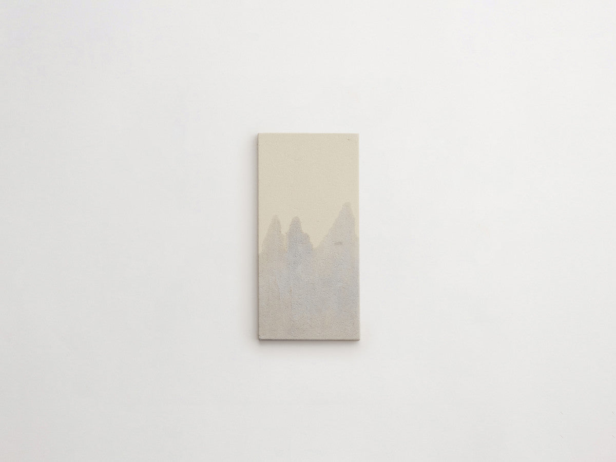Ceramic Shibori Tile White 8x4 Grey Peaks tile.