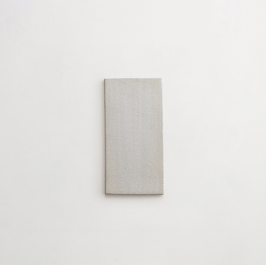 Ceramic Shibori Tile Natural 8x4 Grey Stain tile.