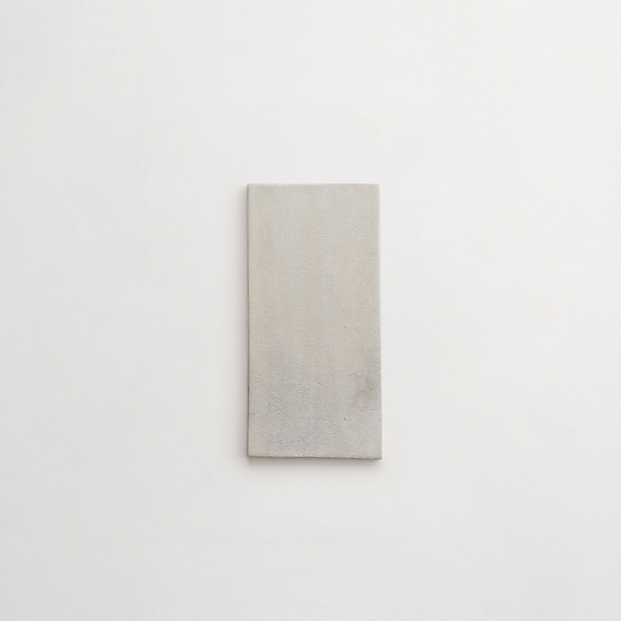 Ceramic Shibori Tile White 8x4 Grey Wash tile.