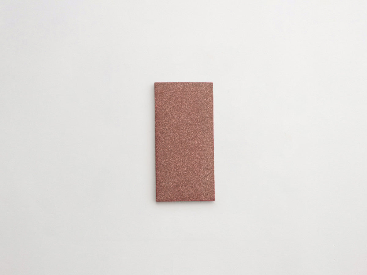 Ceramic Shibori Tile Grey 8x4 Pink Wash tile.